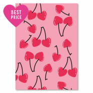 Espositori bigiotteria in cartoncino "ciliegie" rosa
