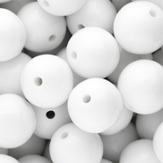 DQ Perline in acrilico 16 mm lucido Snow white 11-0602 TCX