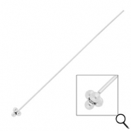 BY31&reg; Componenti in acciaio inossidabile chiodini a testa palline 70mm argento