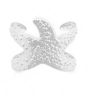Bracciali in acciaio inossidabile bangle stella marina argento