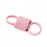 Componenti colorati connettore a molla a spirale rosa chiaro