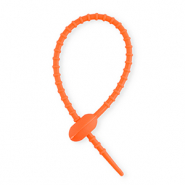 Componenti colorati fascetta in silicone arancione