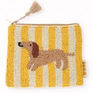 BY31&reg; Pochette bassotto biancastro-giallo-marrone-oro