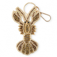 Portachiavi cancro oro-oro antico-bronzo