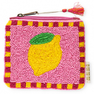 Pochette limone lilla-giallo-verde