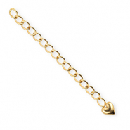 BY31® Componenti in acciaio inossidabile allungatrice set cuore argento