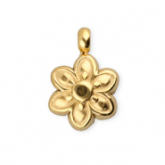BY31® Ciondoli in acciaio inossidabile fiore oro