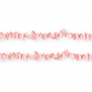 Perline di conchiglia chips rosa