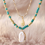 Set di ispirazione Idee per creare collane e orecchini con rocailles