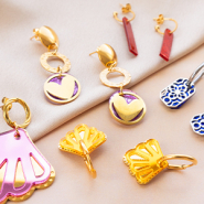 Set di ispirazione Momento di ispirazione con i pendenti in Plexx e acciaio inossidabile