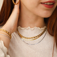 Novità Collane e bracciali in acciaio inossidabile