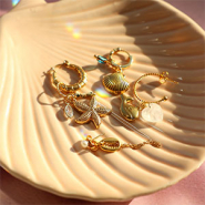 Novità Ciondoli in acciaio inossidabile vita marina