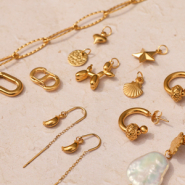 Set di ispirazione Crea una collezione unica con orecchini e componenti in acciaio inossidabile