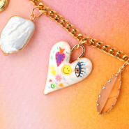 Novità Yes! Ciondoli in metallo funky con smalto