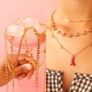 Set di ispirazione Dai vita a collane estive con le catene jasseron in acciaio inossidabile