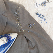 Set di ispirazione Idee di styling con pietre strass Hotfix & catena di strass