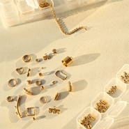 Set di ispirazione Crea gioielli senza limiti con componenti in acciaio inossidabile