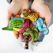 Set di ispirazione Momento di ispirazione con portafogli e portachiavi in pelle