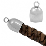 Terminale in acciaio inossidabile Ø6 mm argento (acciaio inossidabile)