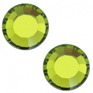 Swarovski Elements SS20 a fondo piatto (4,7 mm) Olivine green