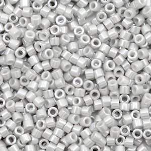 Perline Miyuki Delica 11/0 Opaque ceylon light smoke grey DB-1538