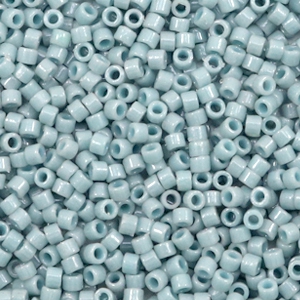 Perline Miyuki Delica 11/0 Duracoat opaque dyed moody blue DB-2129