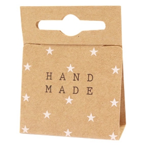 Espositori bigiotteria in cartoncino 'handmade' marrone