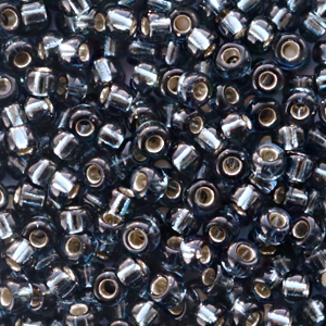 Rocailles Miyuki 8/0 Silverlined montana grey 8 - 2426