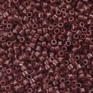 Perline Miyuki Delica 11/0 Opaque currant brown DB-1134