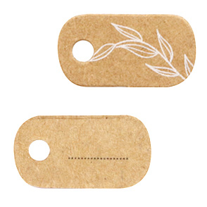 Espositori bigiotteria in cartoncino con disegno floreale marrone