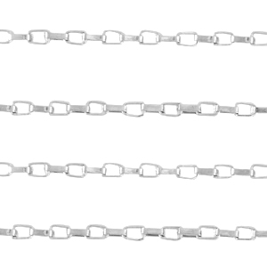 Componenti in acciaio inossidabile catena a rol&ograve; Veneziana argento