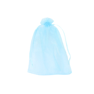 Sacchetti in organza 7x9cm Blu turchese