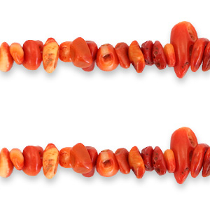 Perline in pietra naturale chips porto rosso