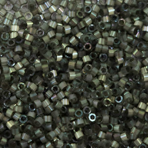 Perline Miyuki Delica 11/0 Silk satin dyed rustic gray DB-1818