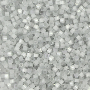 Perline Miyuki Delica 11/0 Silk satin dyed shadow gray DB-1816