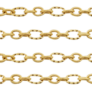 Componenti in acciaio inossidabile catena a rol&ograve; ovale anchor cable links oro