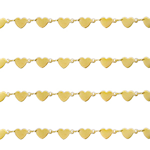 Componenti in acciaio inossidabile catena a rol&ograve; cuore oro