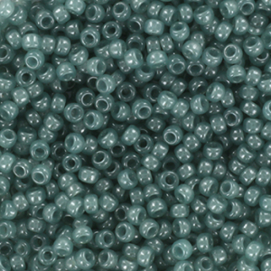 Rocailles Miyuki 11/0 Ceylon translucent eucalyptus blue 11-2376