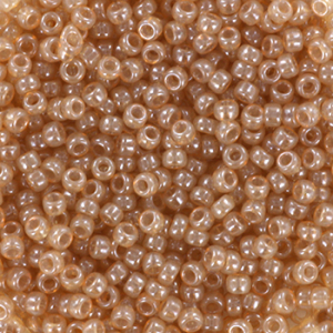 Rocailles Miyuki 11/0 Ceylon translucent jasmine rose 11-2370