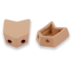 Perline Tile freccia rosa polvere