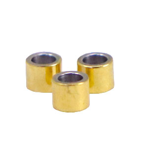 Perline in acciaio inossidabile tubo 2.5mm oro