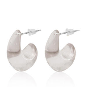 Orecchini alla moda a cerchio talpa