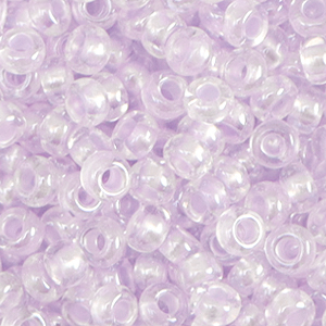 Rocailles Preciosa Ornela 6/0-382PV pearl pastel lining-giglio lavanda viola