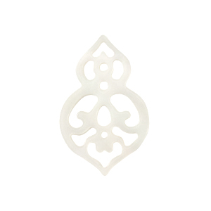 Pendenti di conchiglia prodotti speciali boh&eacute;mien bianco (colore naturale)