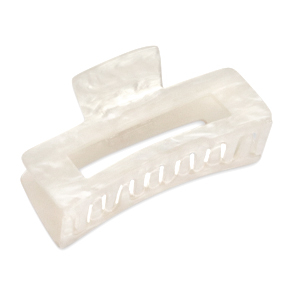 Accessori fermaglio per capelli biancastro perlato