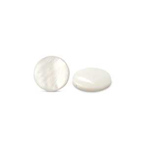 Perline di conchiglia 6mm bianco (colore naturale)