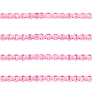 Catena a rol&ograve; 3mm rosa