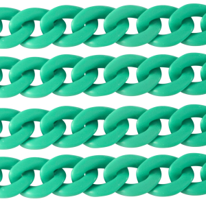 Catena in acrilico 29mm opaca verde cabanna