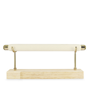 Espositore per bigiotteria per anelli natural-oro