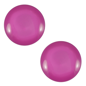 Cabochon Polaris Elements 20 mm classico Lucido rosa anemone
